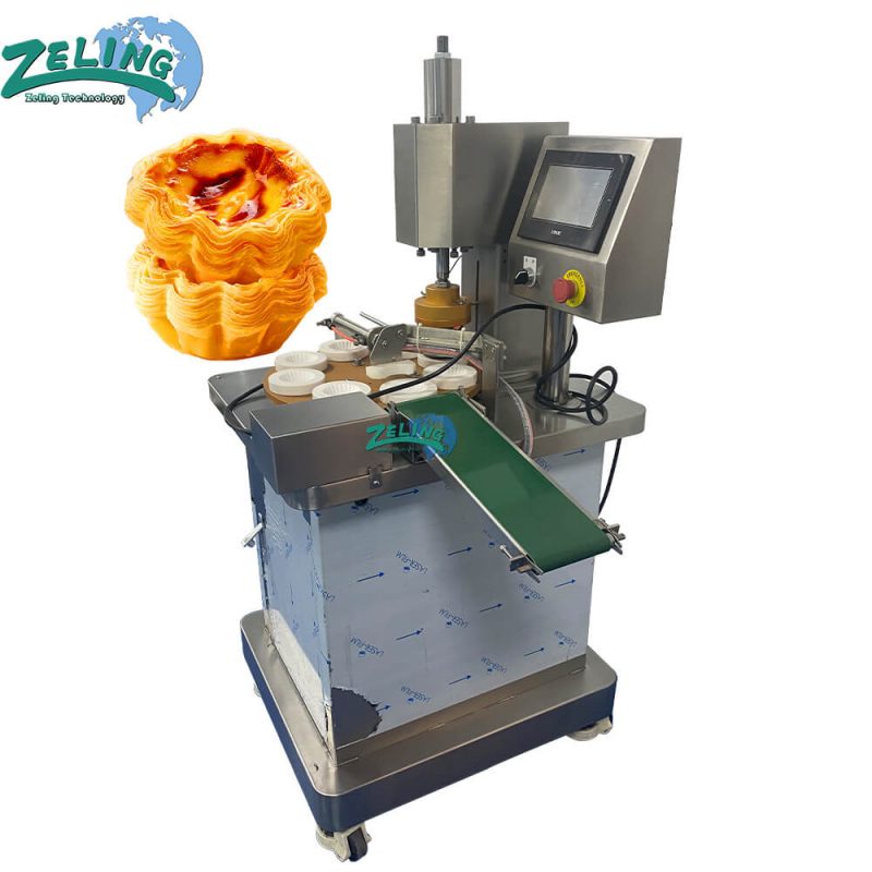 Automatic Crispy Skin Egg-tart Forming Machine – Shijiazhuang Zeling ...